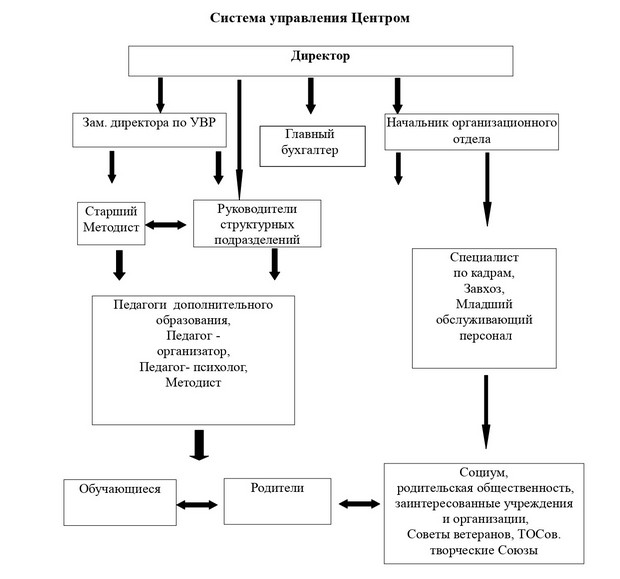 struktura i organy upravleniya Centrom